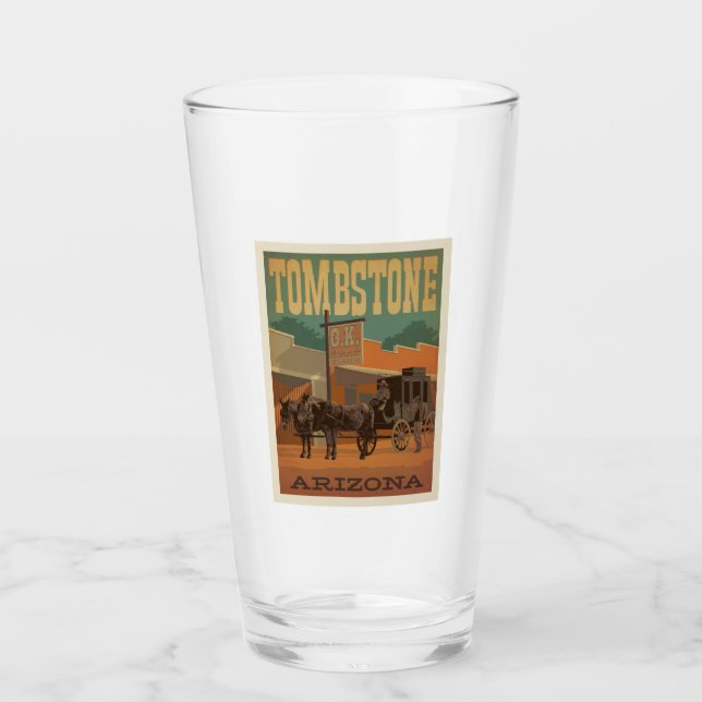 Tombstone, Arizona Glass (Front)