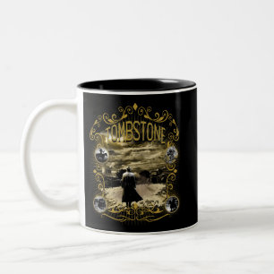 Tombstone Arizona Town Two-Tone Coffee Mug