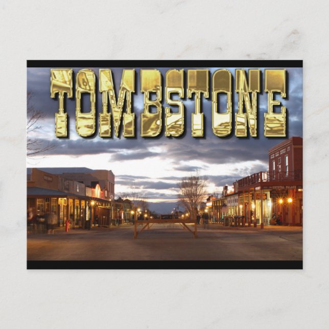 Tombstone AZ Postcard (Front)