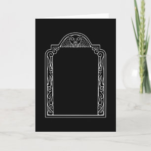 Tombstone Card