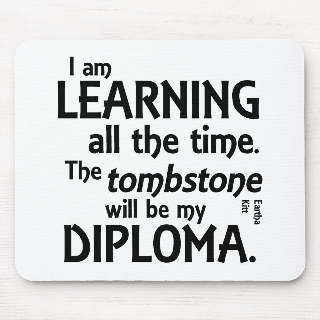 Tombstone Diploma Mouse Pad (Front)