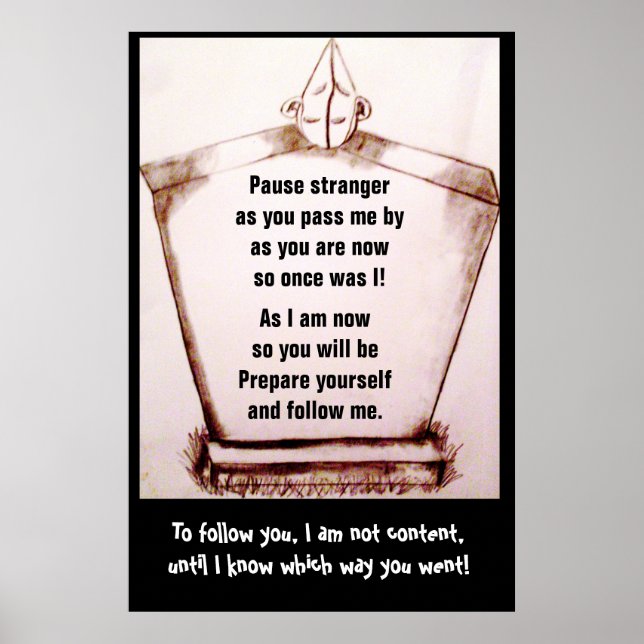 TOMBSTONE HUMOR poster (Front)