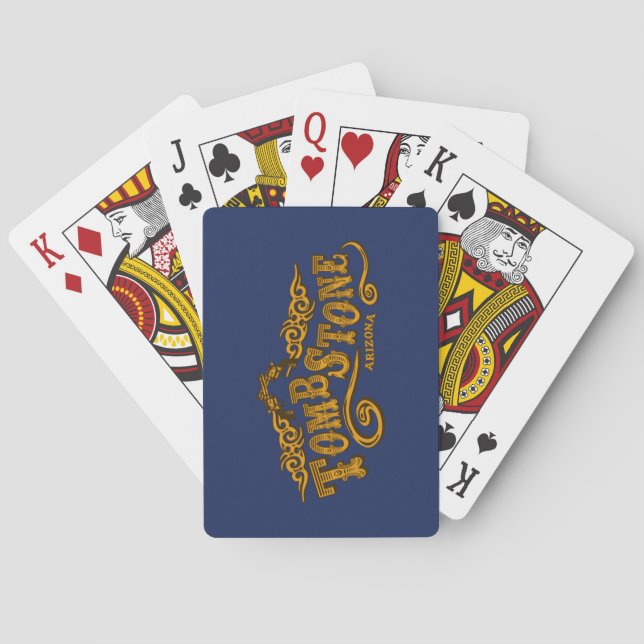 Tombstone Saloon Playing Cards (Back)
