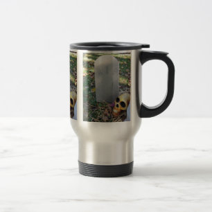 Tombstone & Skull Travel Mug