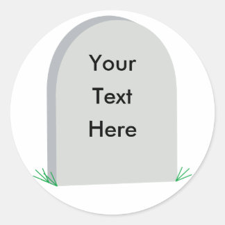tombstone sticker