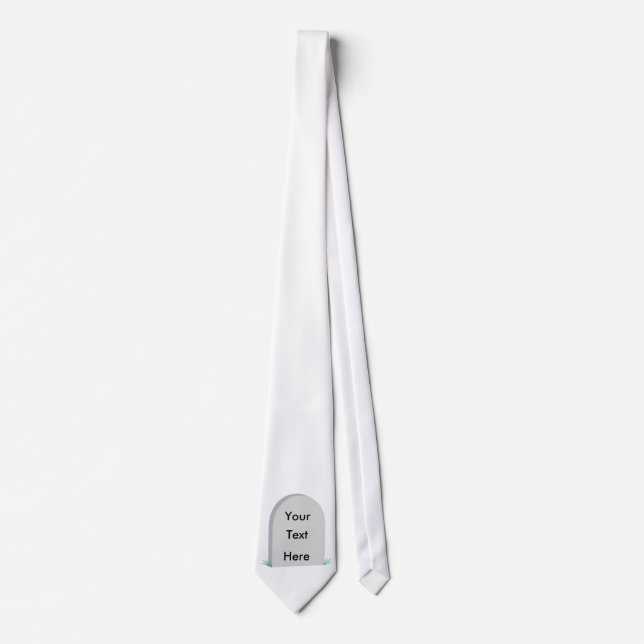tombstone tie (Front)