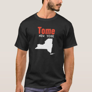 Tome New York Usa State America Travel New Yorker  T-Shirt