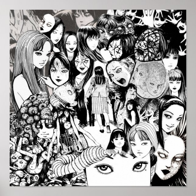 Tomie Collage Poster (Front)