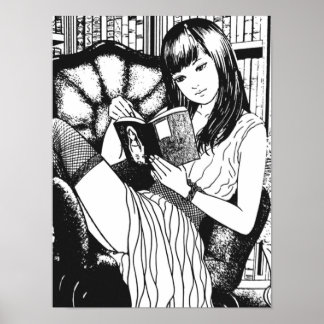 Tomie Junji Ito Reading Poster