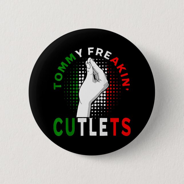 Tommy Cutlets 2 Inch Round Button (Front)