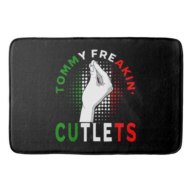 Tommy Cutlets Bath Mat (Front)