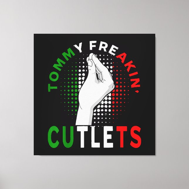 Tommy Cutlets Canvas Print (Front)