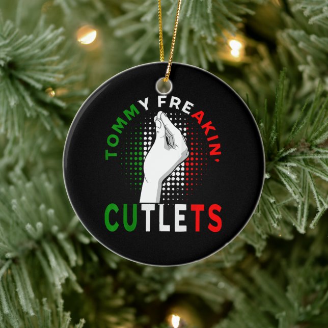 Tommy Cutlets Ceramic Ornament (Tree)