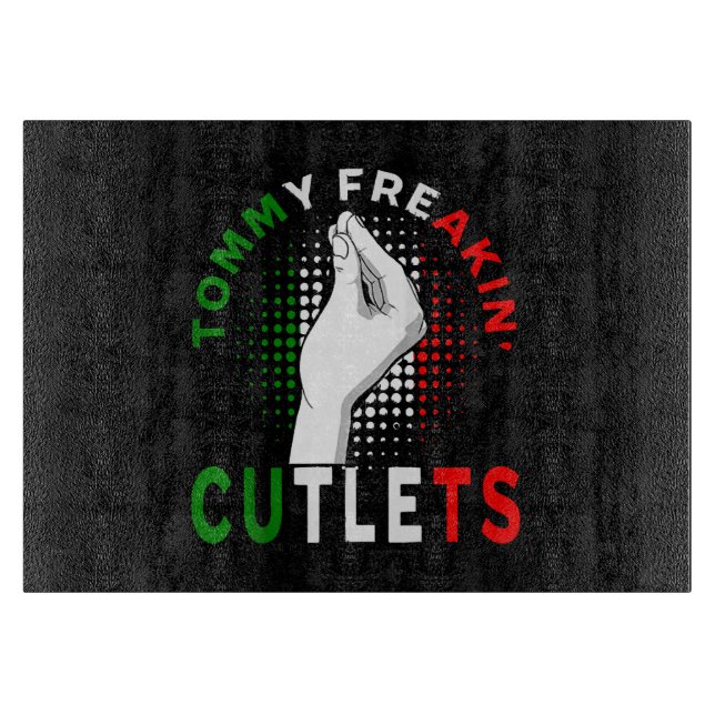 Tommy Cutlets Cutting Board (Front)