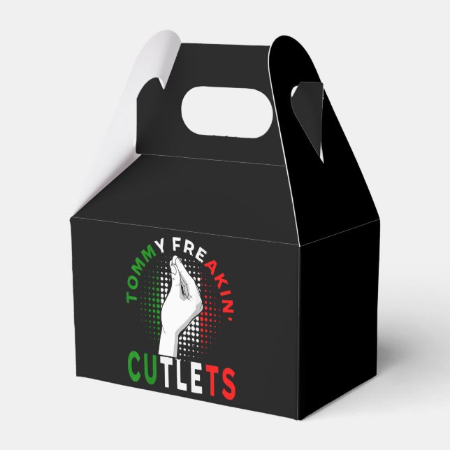Tommy Cutlets Favor Box (Front Side)