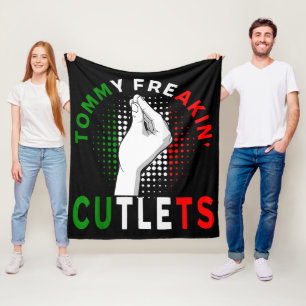 Tommy Cutlets Fleece Blanket