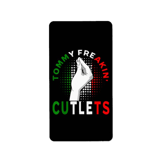 Tommy Cutlets Label (Front)