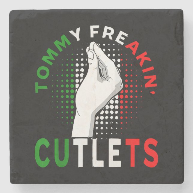 Tommy Cutlets Stone Coaster (Front)