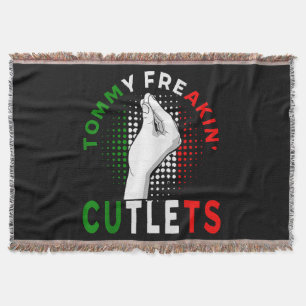 Tommy Cutlets Throw Blanket