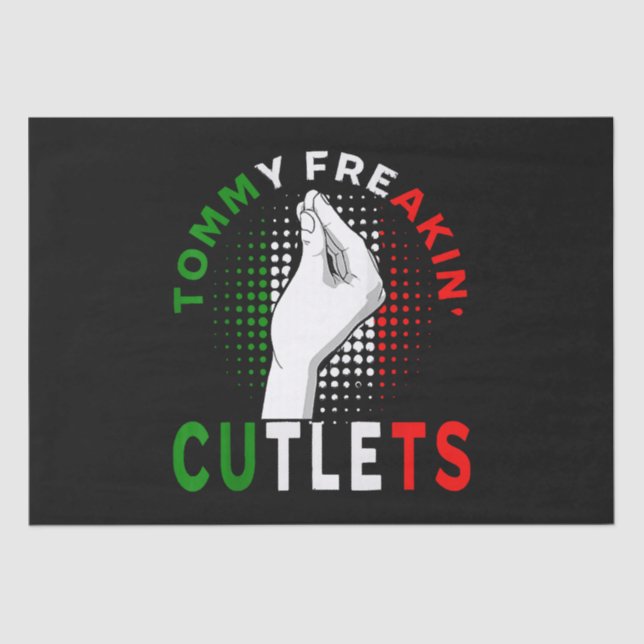Tommy Cutlets Tissue Paper (Front)