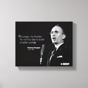 Tommy Douglas Canvas Print