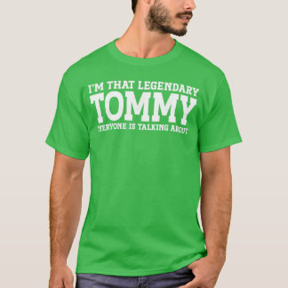 Tommy Personal Name Funnyommy girl T-Shirt