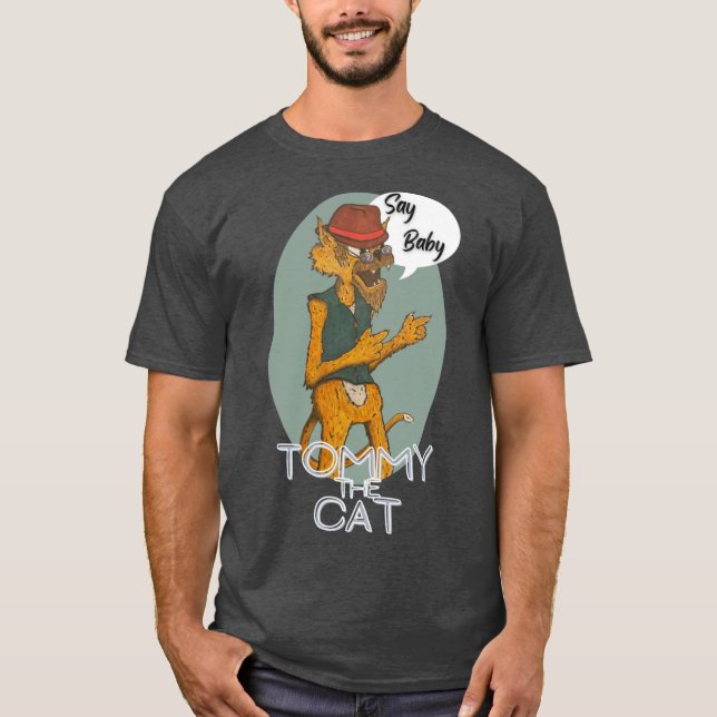 Tommy the cat funny boy T-Shirt (Front)