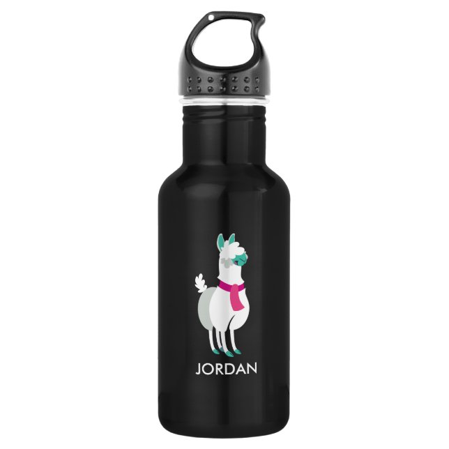Tommy the Llama 532 Ml Water Bottle (Front)