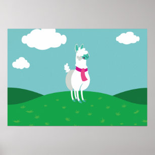 Tommy the Llama Poster