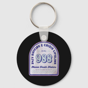 Tomorrow 988 Needs You National Suicide Prevention Keychain