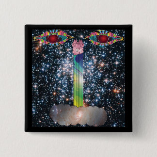 Tomorrow Never Knows 2 Inch Square Button