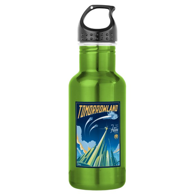 Tomorrowland: Visit The Future Today 532 Ml Water Bottle (Front)
