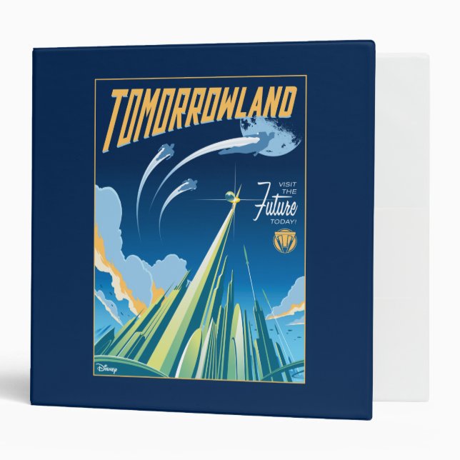 Tomorrowland: Visit The Future Today Binder (Front/Inside)