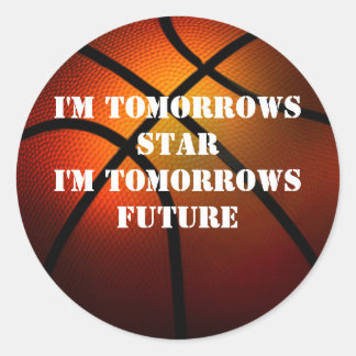 Tomorrows Star Tomorrows Future Basketball Sticker