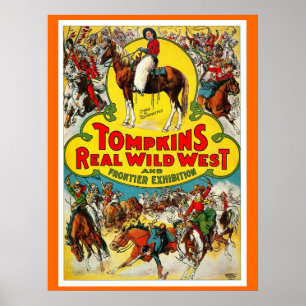 Tompkins' WILD WEST - Poster