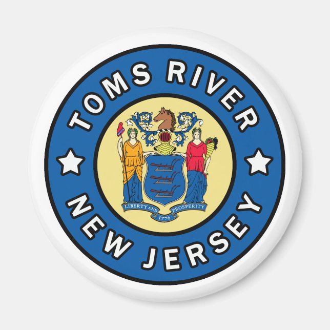Toms River New Jersey Magnet (Front)