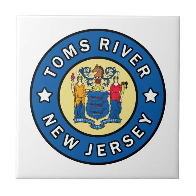 Toms River New Jersey Tile (Front)