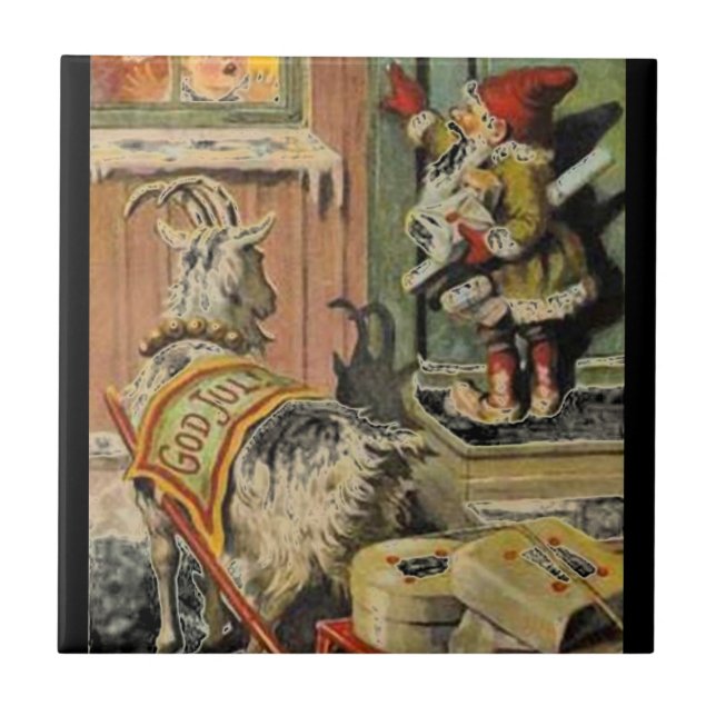 Tomte Nisse, aka Santa Clause Tile (Front)