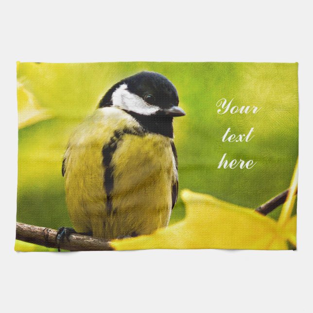 Tomtit - Dressed To The Season Kitchen Towel (Horizontal)