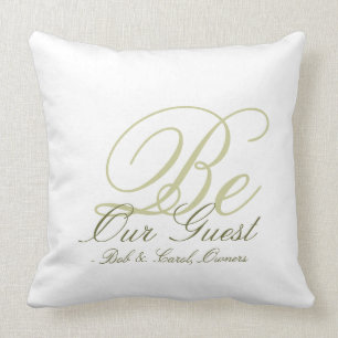 Ton sur le coussin d'invité de ton