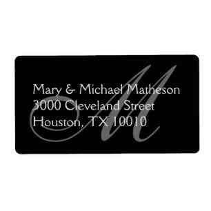 Ton sur ton Monogramme