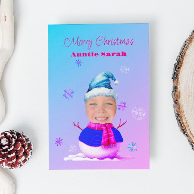 Ton Visage Sur Une Carte De Noël (Créateur téléchargé)