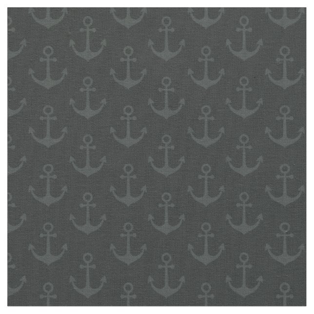 Tonal Anchors on Black Fabric (Close Up)