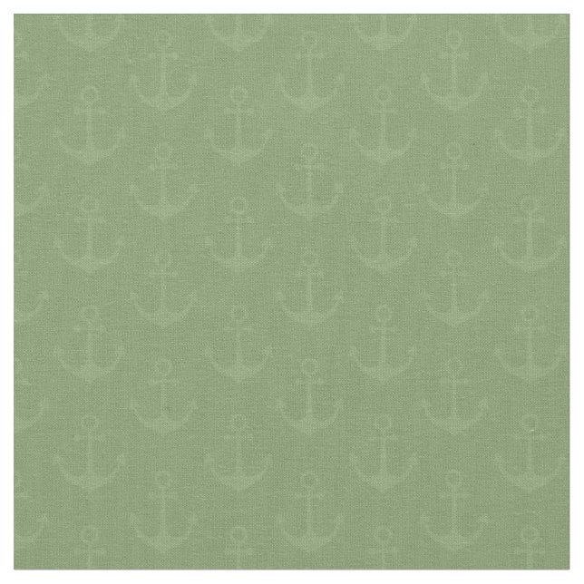 Tonal Anchors on Green Fabric (Close Up)