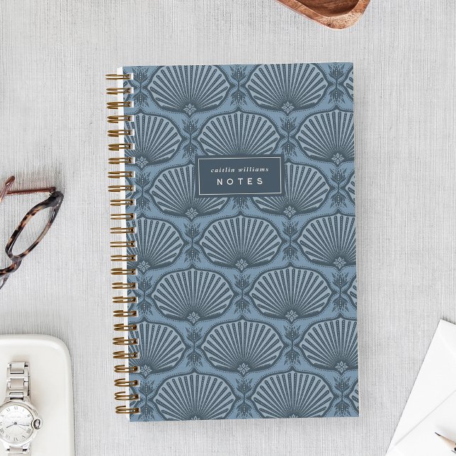 Tonal Blue | Deco Fans Personalized Notebook (Creator Uploaded)