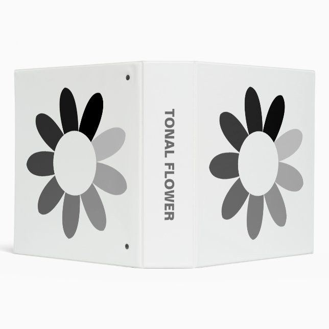 Tonal Flower Minimal Binder (Background)