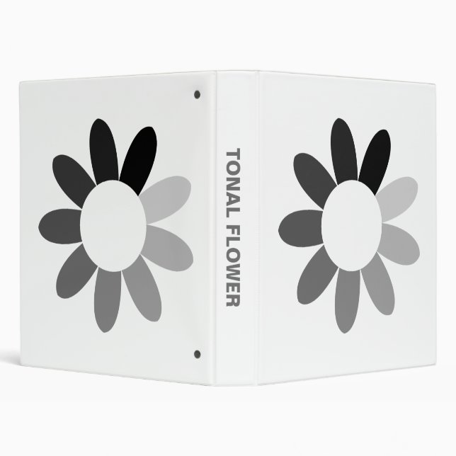 Tonal Flower Minimal Binder (Background)