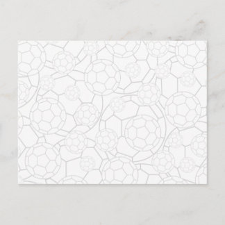 Tonal Soccer Football Postcard