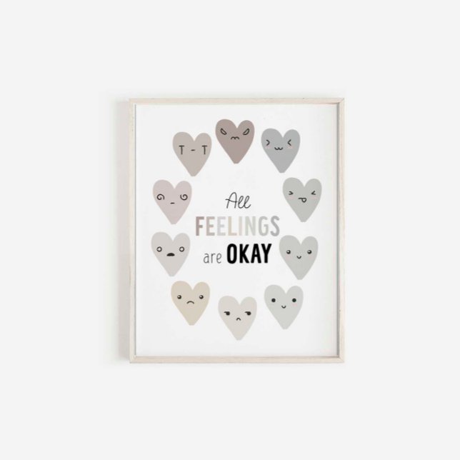 tonalité muette Tous les sentiments OK affiche (Créateur téléchargé)