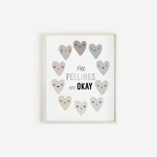 tonalité muette Tous les sentiments OK affiche